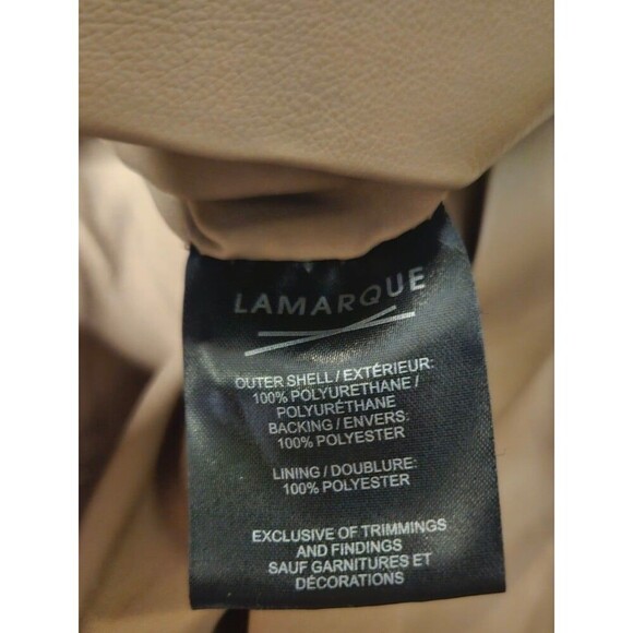 LaMarque Eileen Faux Leather Knot Midi Skirt Small - Picture 10 of 12